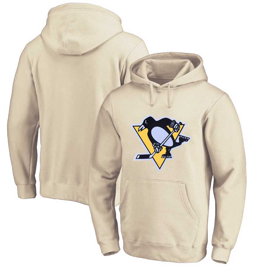 Pittsburgh Penguins Cream All Stitched Pullover Hoodie,We sell and wholesale Pittsburgh Penguins Cream All Stitched Pullover Hoodie on line form chian!